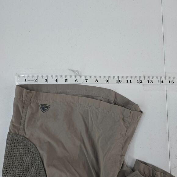 VTG Nike ACG Men's Ripstop Trail Cargo Shorts Gray‎ Mesh Pockets Size Small 5988 - Picture 6 of 12